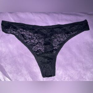 Betsey Johnson Black Lace Panties